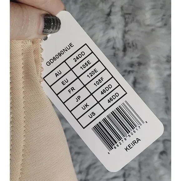 NWT Goddess Keira Underwired Banded Bra Size 46DD Size 46E Plus Size Lingerie - Picture 6 of 8